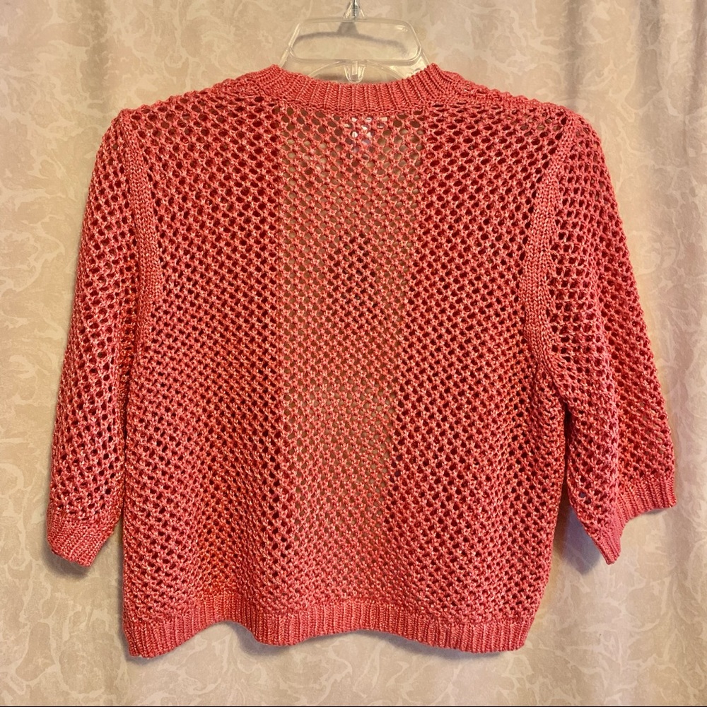 NWT Chico’s Siesta Shrug Open Weave Sweater - Picture 5 of 9